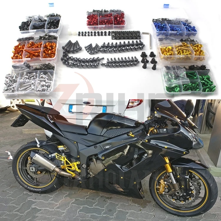 Универсальный мотоцикл обтекатель болты для корпуса Spire гайки для Yamaha FZ07 FZ09 FZ mt 07 09 YZF R1 R6 XSR700 XSR900 2000