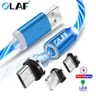 Магнитный кабель Olaf Micro usbType-C, для iphone 7, huawei, xiaomi