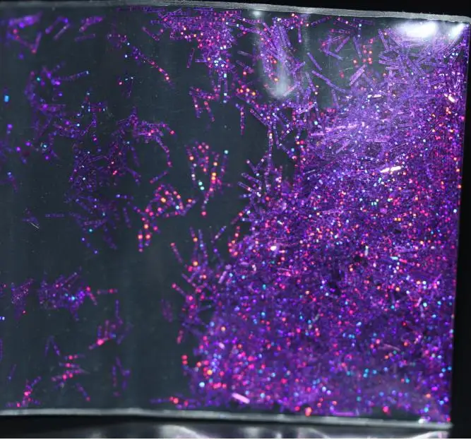 Purple 500grams Голографическая Лазерная Серебристая мишура бар блески различной формы 0,2x3 мм эпоксидная смола блеск iphone чехол блеск - Цвет: Purple 500grams