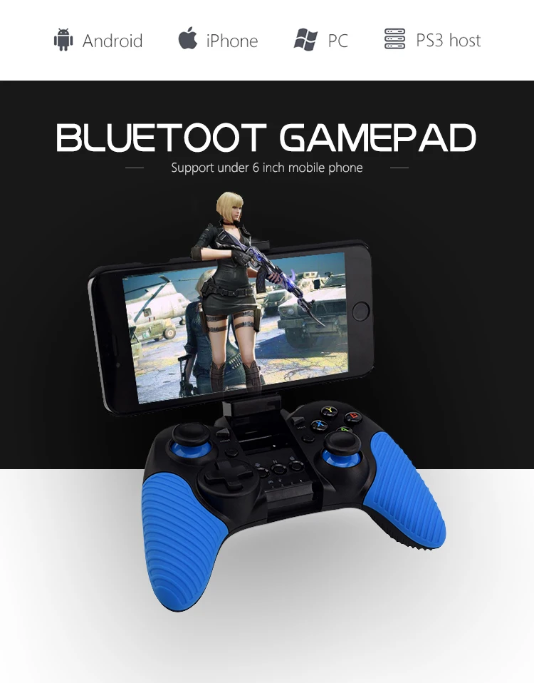 Данных лягушка беспроводной Bluetooth игровой контроллер для ПК Android/IOS Телефон Двойной вибрационный джойстик геймпады для Android ТВ коробка/планшет