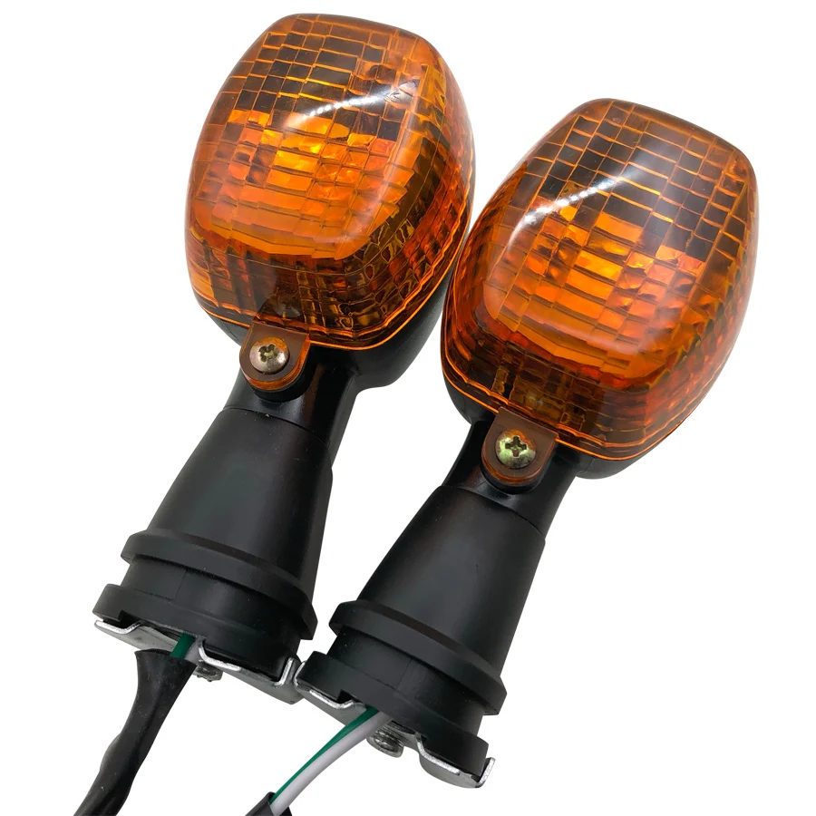 2PCS Front Motorcycle Turn Signal Light Indicator Lamp For kawasaki ZXR250 ZXR400 ZXR750 ZXR KLE 250/400/500 ZRX1200R ZRX1200S