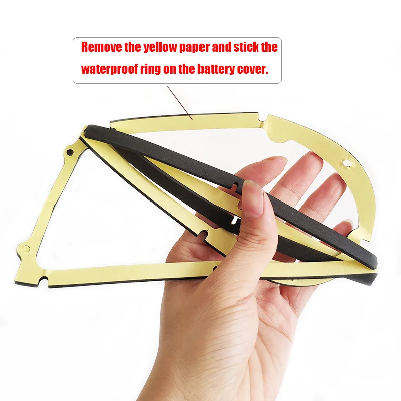 waterproof ring Прочный Электрический скутер легко установить крышка батареи практичное уплотнение отсека водонепроницаемый кольцо аксессуары Запчасти для Xiaomi M365 - Цвет: waterproof ring