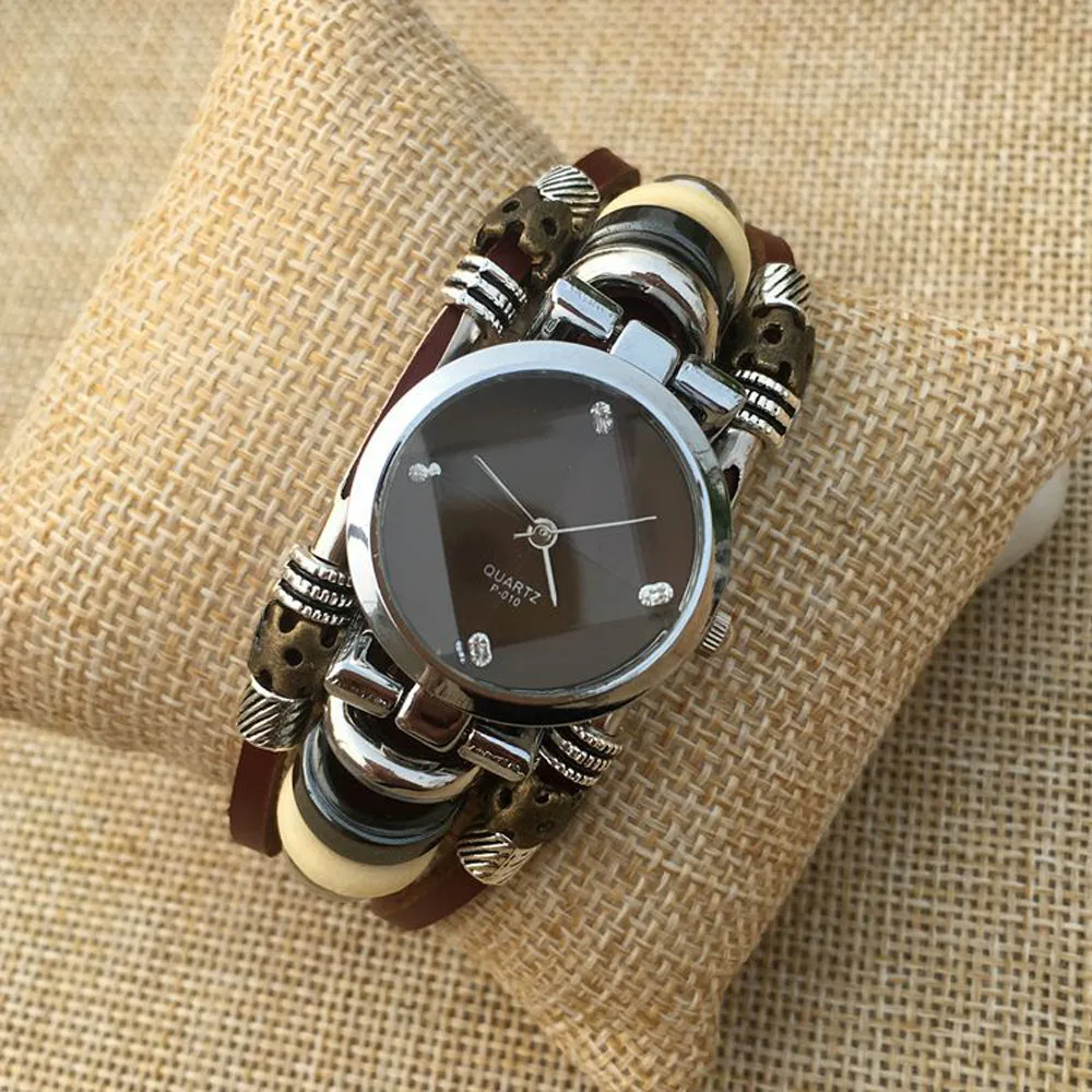 Splendid розового золота со стразами Теплые ремень платье женские часы стильные