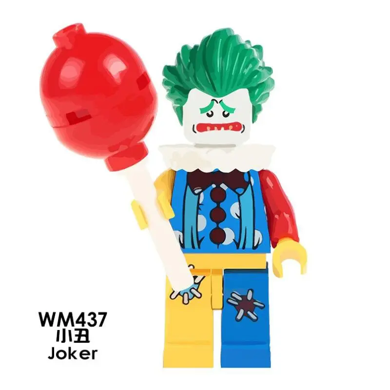 Single Sale WM6020 Metallo Stripper The Joker Mask Hell Boy Fixer Thuderbolts Luke Cage Blade Super Heroes Building Blocks | Игрушки и