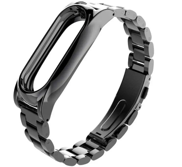 Лидер продаж ремешок для Xiaomi Mi Band 5 4 3 2 металлический смарт-браслет | Наручные часы