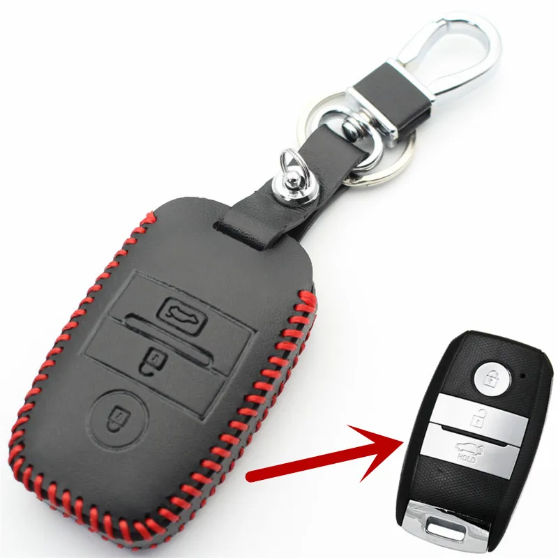 Смарт чехол FLYBETTER из натуральной кожи для Kia KX3/KX5/K3S/RIO/Ceed/Cerato/Optima/K5/Sportage/Sorento