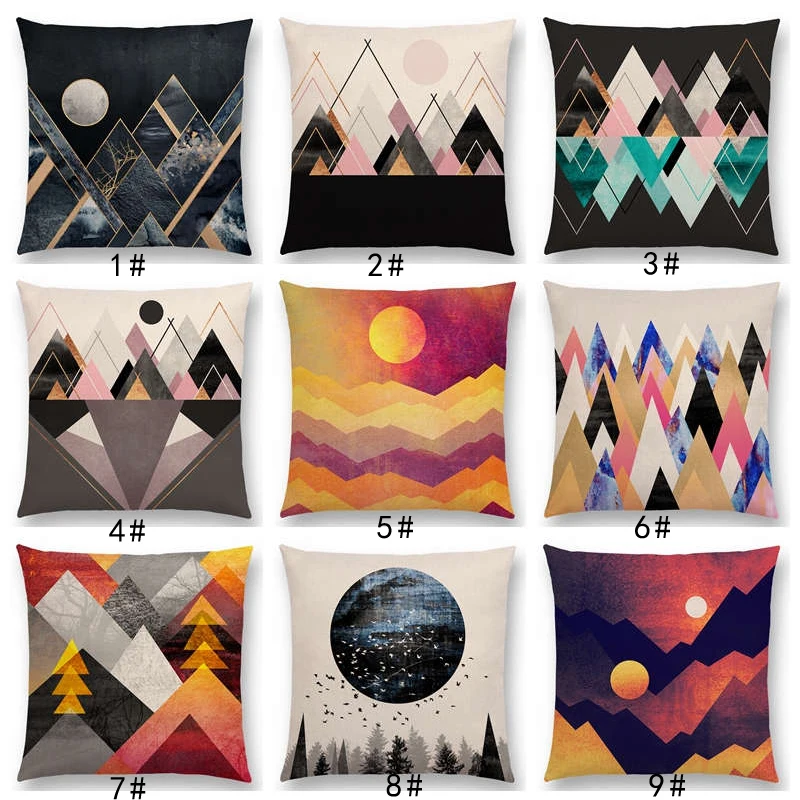 Новинка чехол с изображением восхода и Луны мечтательные пики Красочные горы