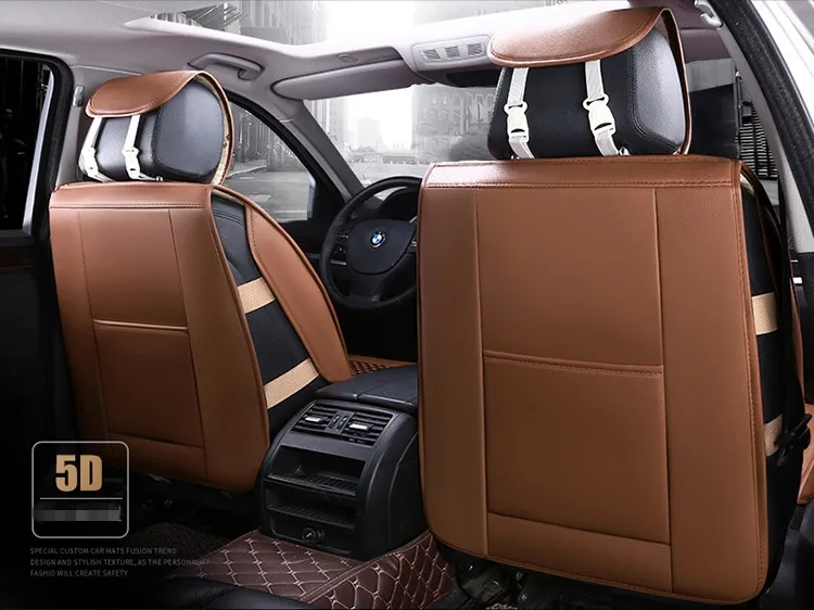 Новое прибытие! Four seasons автокресло чехлы для Lexus LX 570 5 мест 2016 2011 комфортно дышащая