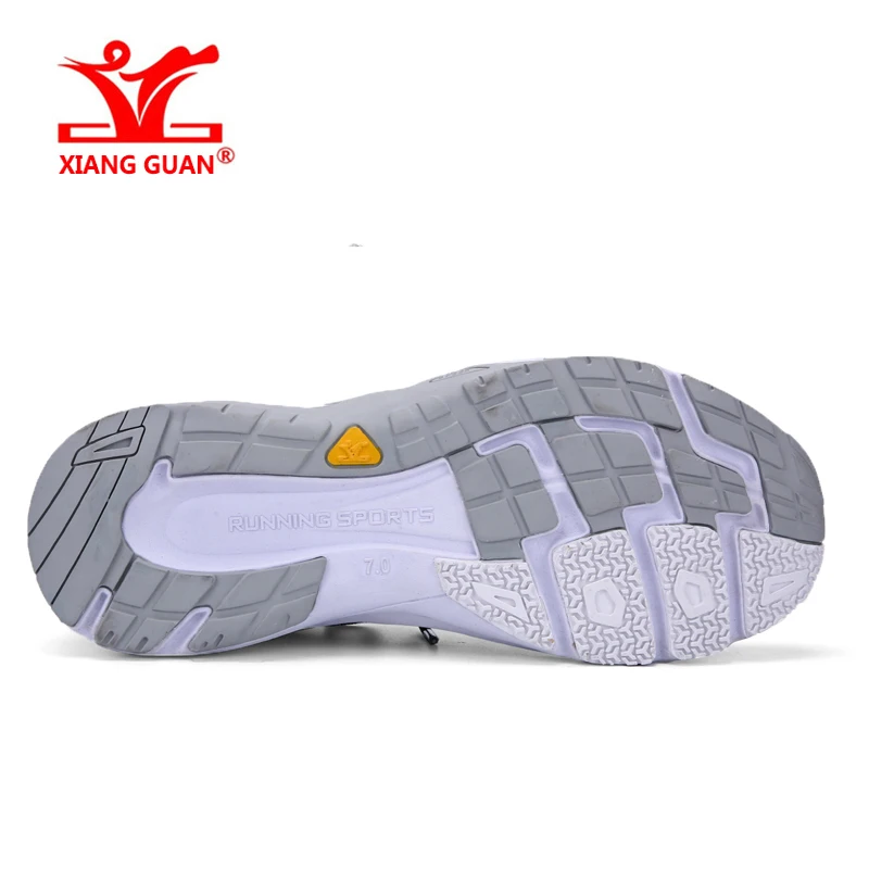 

XIANG GUAN Man Running Shoe Athletic High Cut Mesh Breathable Outdoor Sneakers Light Black White Sport Shoes EUR 39-45