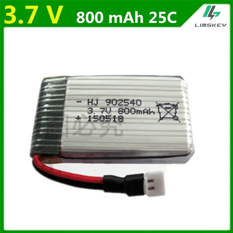 Аккумуляторная батарея 3 7 в 800 мАч для Syma X5C X5SC X5SW M68 четырехосевая модель самолета