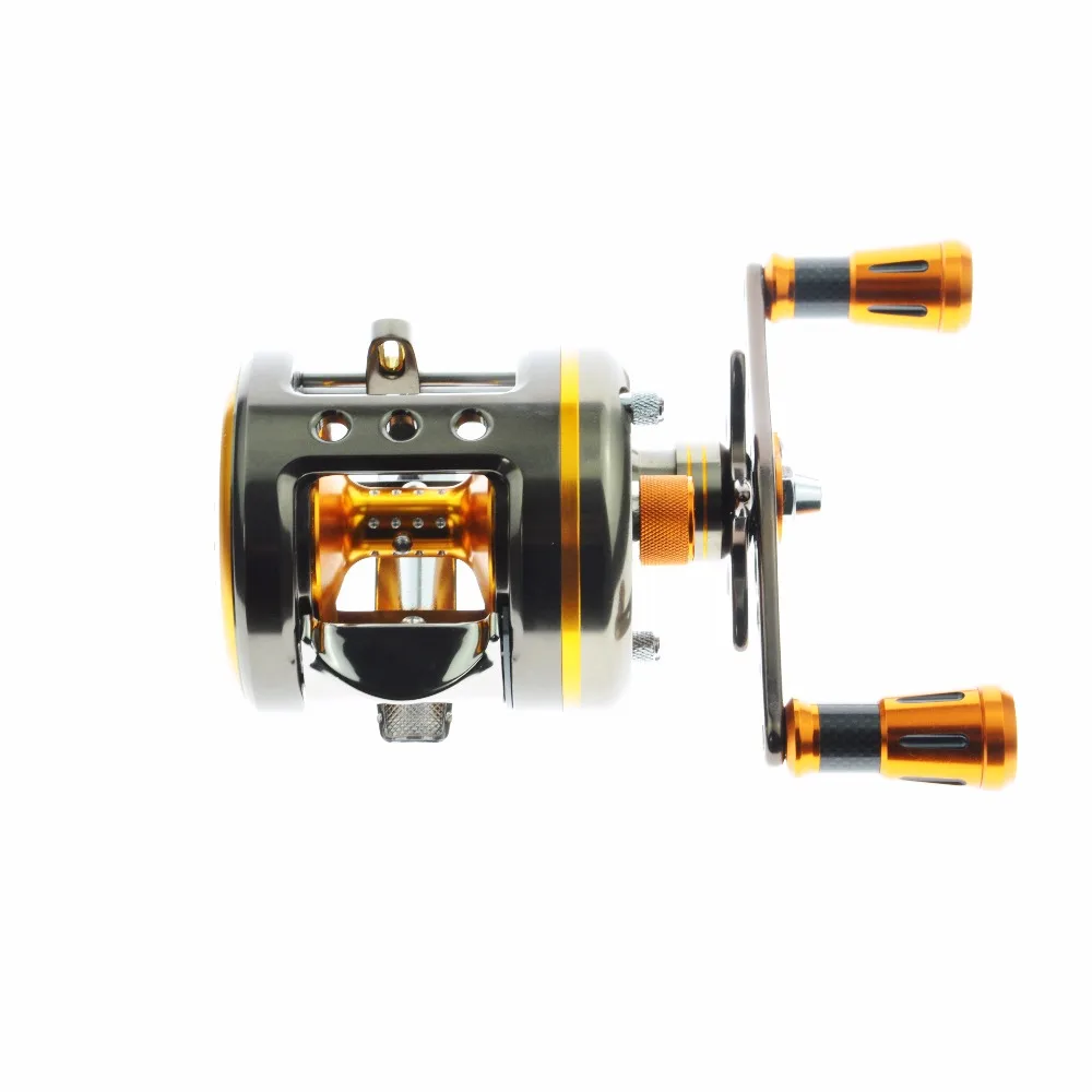 JEKOSEN Full Metal Casting Drum Reel Boat Trolling Baitcasting Fishing GS5000 8BB+1RB Bearing 5.1:1Gear Ratio | Спорт и развлечения
