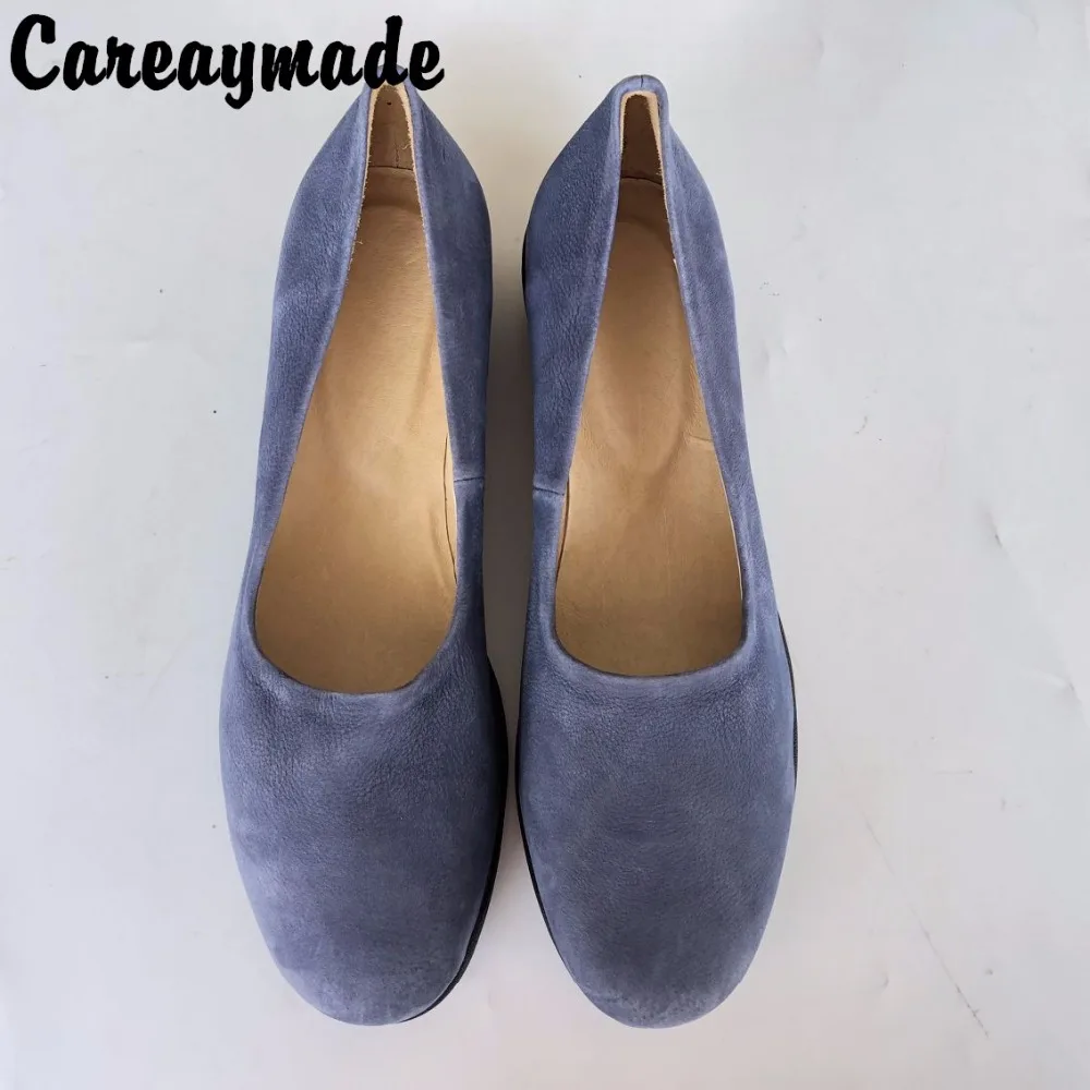 Careaymade Clearance! Новинка Обувь из натуральной кожи с верхним слоем Экспортная обувь в