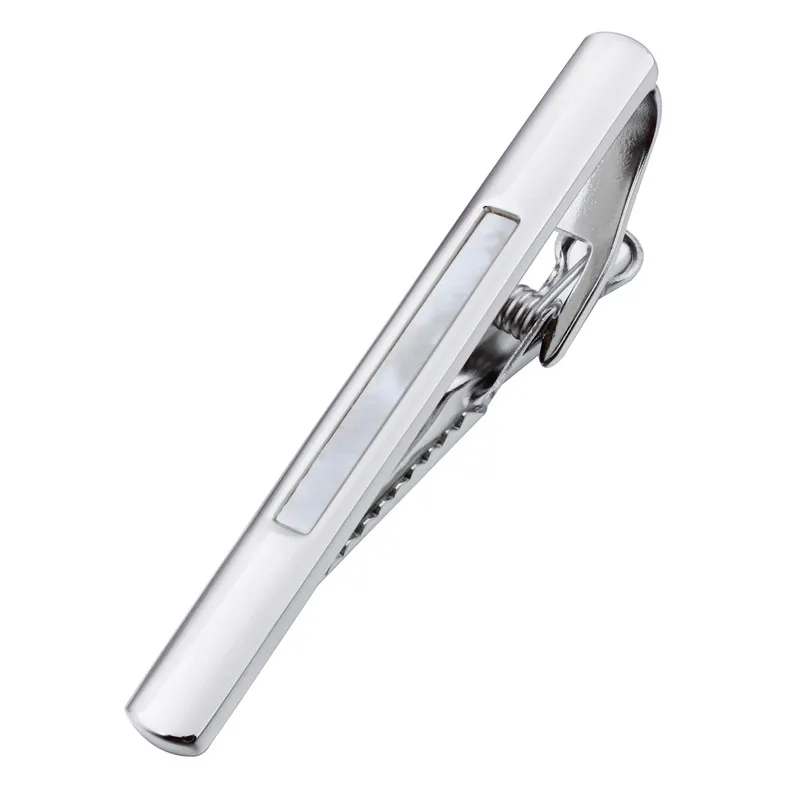 2 цвета ювелирная рубашка зажим для галстука камни дизайн Мужской черный деловых