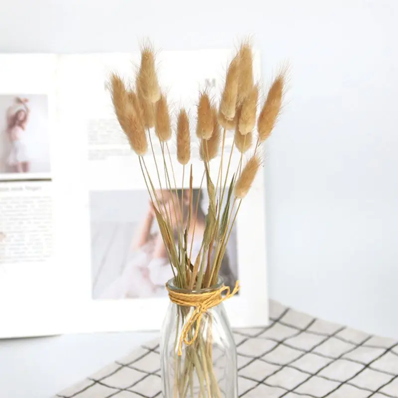 Натуральные Сушеные ветки цветов для фермерского стиля антикварная Цветочная