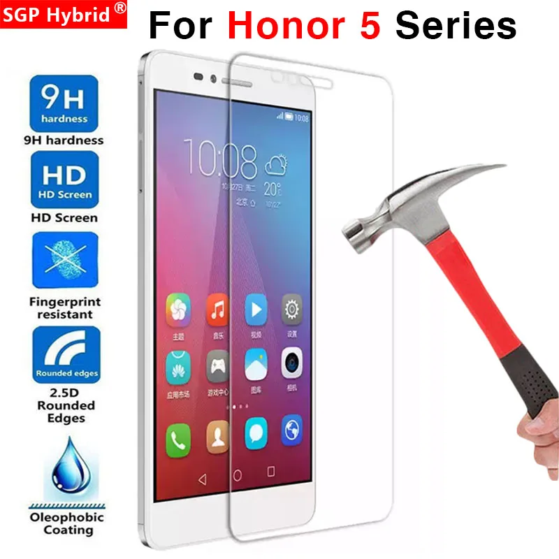 Защитное стекло Honor 5c для Huawei 5x 5a закаленное 5 C X A C5 X5 A5 Защитная пленка экрана на