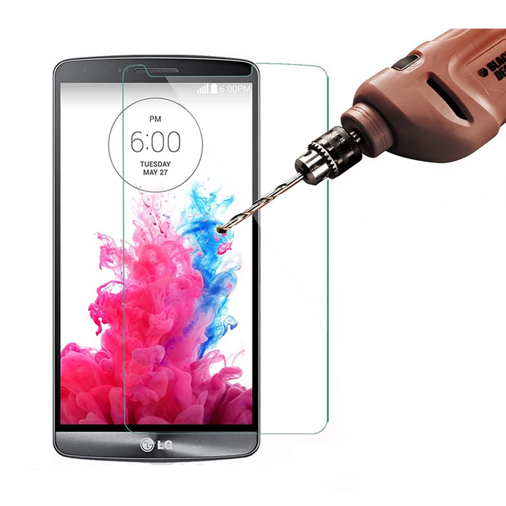 2 шт. закаленное стекло HD 0 26 мм для LG G3 D855 D856 D850 Stylus D690 Mini Tools|protector for lg g3|screen protectorglass