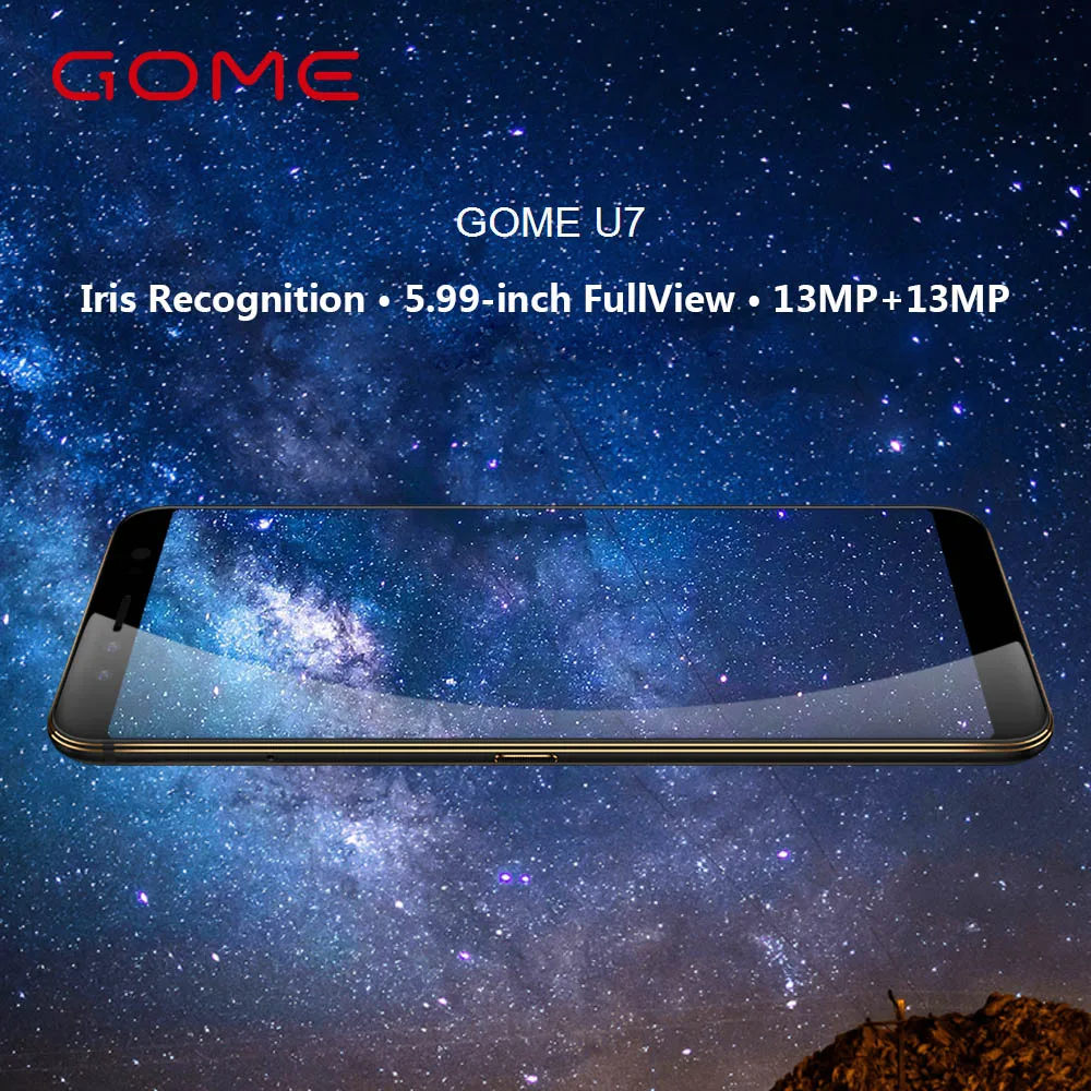 Пойдем U7 4 GB 64 GB 5,99 дюймовый full hd Iris Признание Helio P25 Octa Core 3050 mAh Quick Charge отпечатков пальцев 4G смартфон мобильный телефон