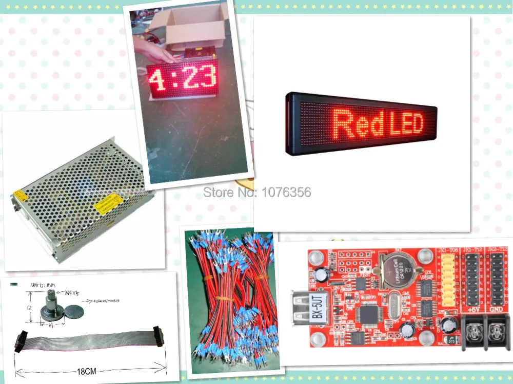 Бесплатная доставка наборы для электронных СИД дисплеев сделай сам с 20 шт.