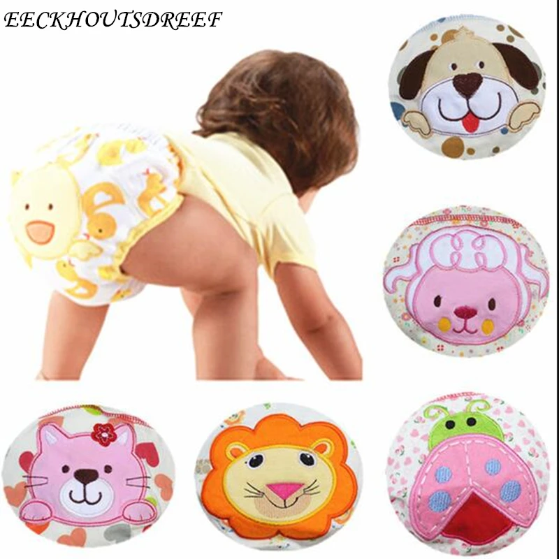 Милые детские подгузники многоразовые памперсы тканевые моющиеся Детские