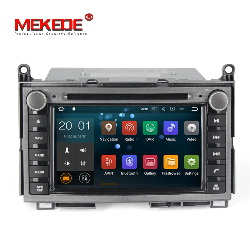 Четырехъядерный Android 7 1 автомобильный Радио dvd плеер для Toyota Venza 2008 2014 с gps