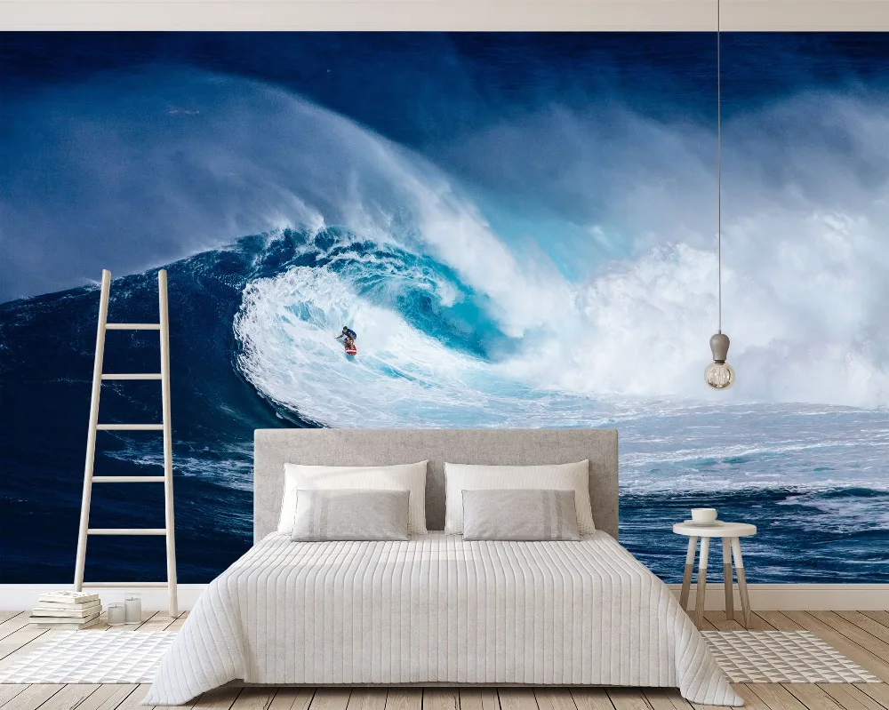[Самоклеющиеся] 3D морской серфинг фотография 2 настенная бумага печать настенные