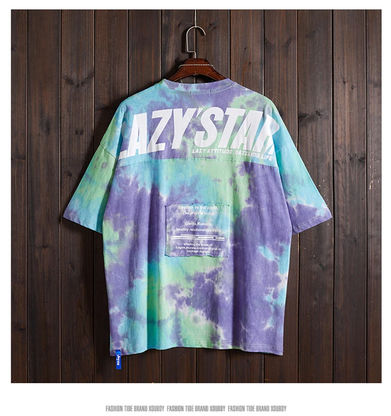 Tie Dye футболка мужская с принтом винтажная психоделическая Ослепительная футболка большого размера хип хоп Уличная Rap Rock Harajuku Ulzzang мужские футболки