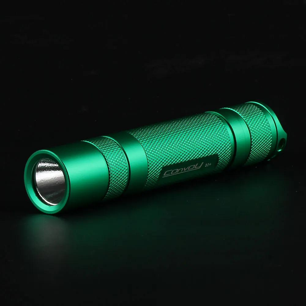 Convoy S2 + зеленый Cree XML2 U2-1A EDC светодиодный фонарик фонарь Самозащита для кемпинга