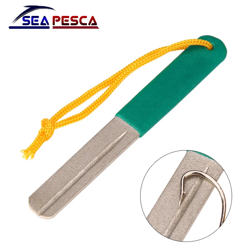 SEAPESCA Алмазный рыболовный крючок отточить Fishook заточка коробка для рыболовной