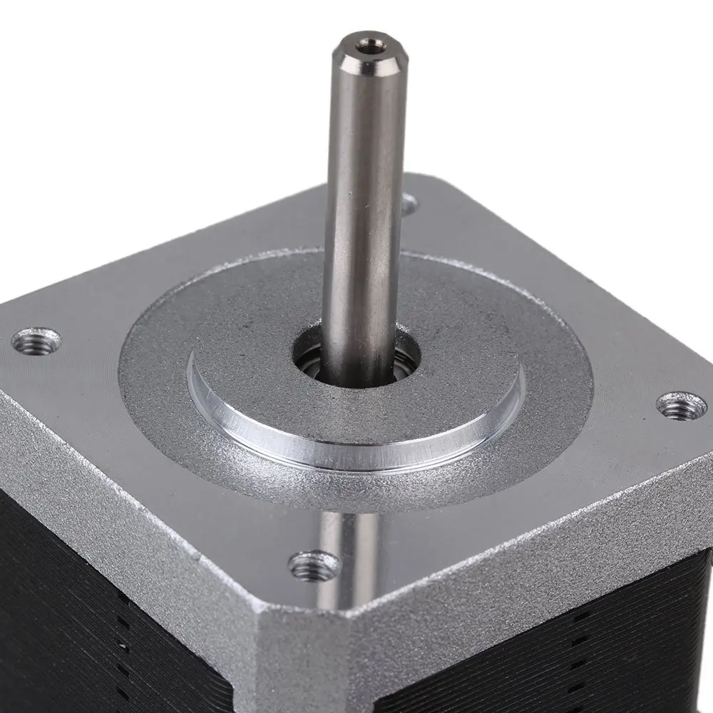 Серебряный двухфазный двигатель 42 мм резьбовой постоянный ток 12 В 1 7 А двухфазные