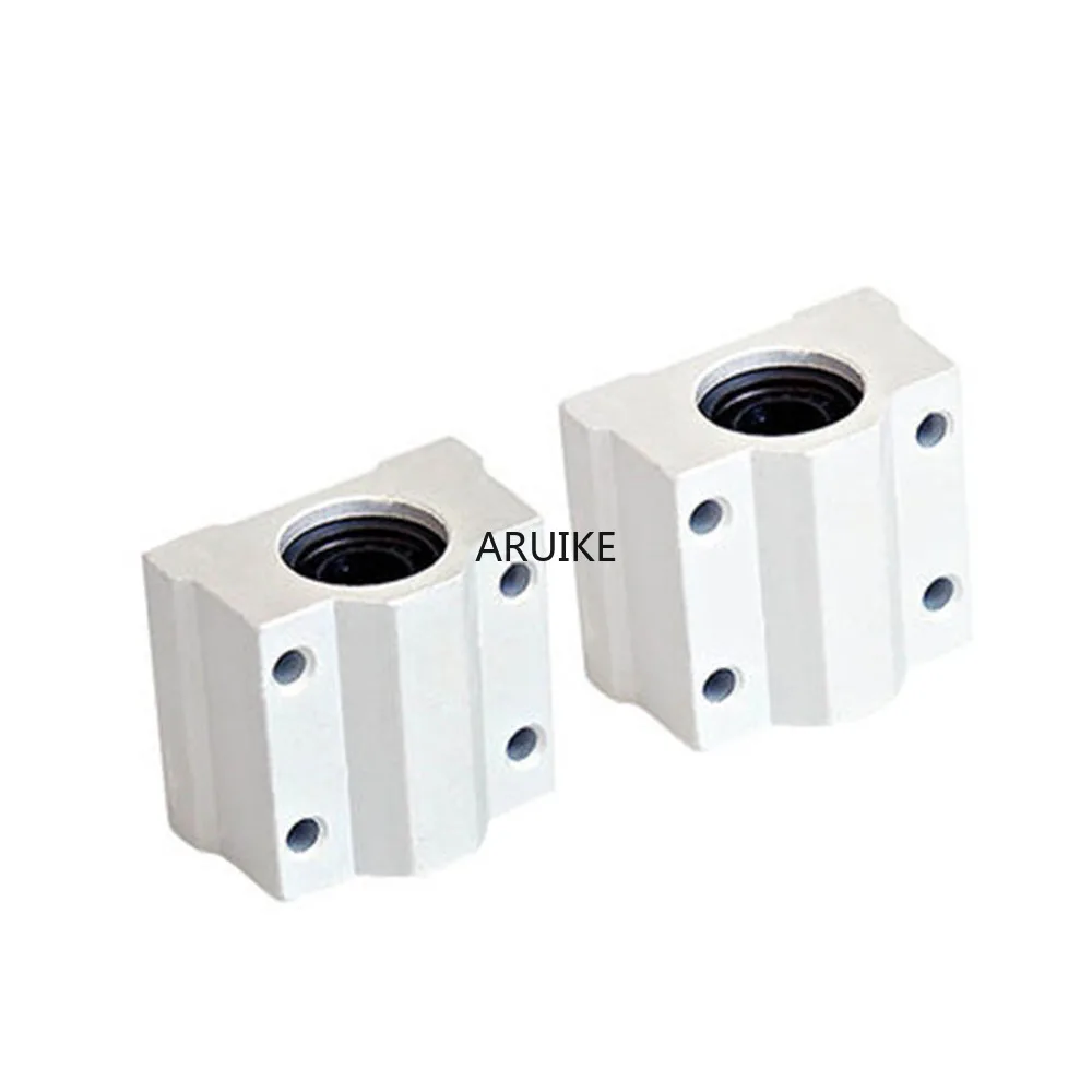 4pcs SCS8UU SC8UU 6mm/8mm/10mm/12mm/16mm/20mm Linear Motion Ball Bearing CNC Slide Bushing for linear shaft DIY 3D printer part |