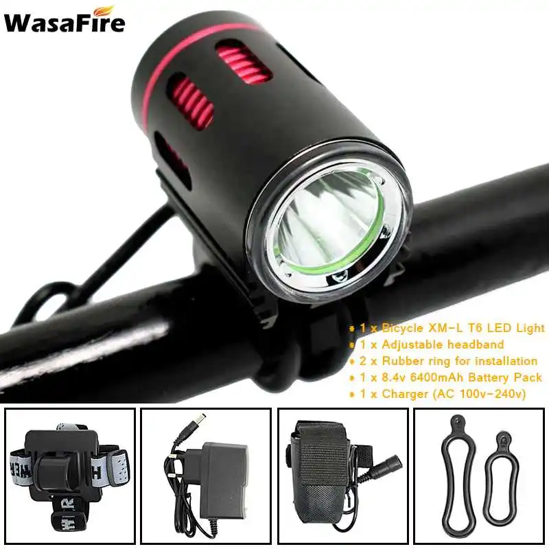 WasaFire XM L2 2000lm велосипедные фары 4 режима светодиодные аккумуляторные лампы для