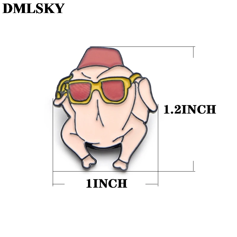 DMLSKY Friends ТВ шоу Турция брошь мультфильм эмаль шпильки для женщин мужчин рюкзак