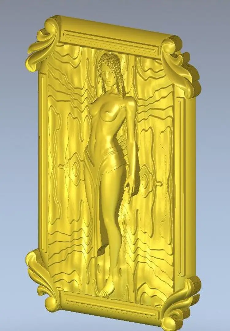 3d model relief for cnc in STL file format Nude_100 | Инструменты