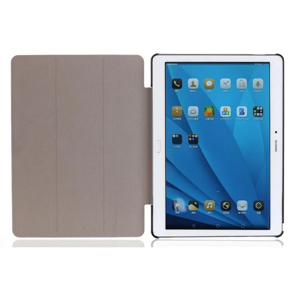 Умный кожаный чехол для huawei MediaPad M2 10 M2-A01W M2-A01L 10,1 10,", чехол для планшета, защитный чехол с откидной крышкой