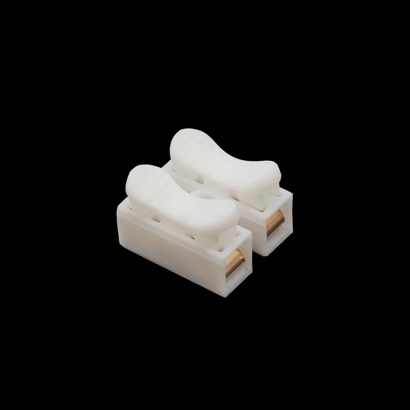 CH-2 26pcs/BOX Press Connector Electrical Cable Clamp Connectors Wire Terminals Block Spring Quick terminal block | Обустройство дома