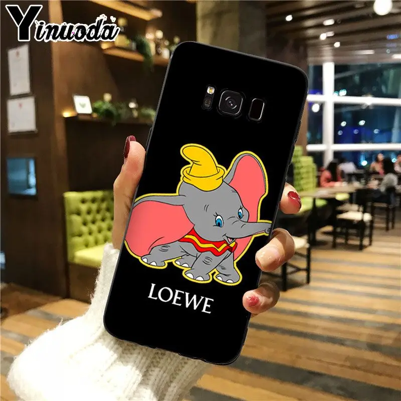 Yinuoda Дамбо с милым дизайном аксессуары для мобильного телефона чехол Galaxy S6 edge plus s7