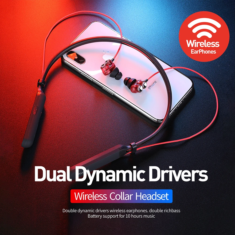 PLEXTONE BX345 Bluetooth Беспроводной наушники двойной блок Hi Fi стерео Бас IPX5