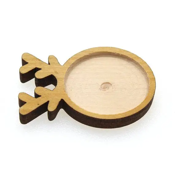 15 шт. Деревянные Подвески для украшений 29 х40 мм |