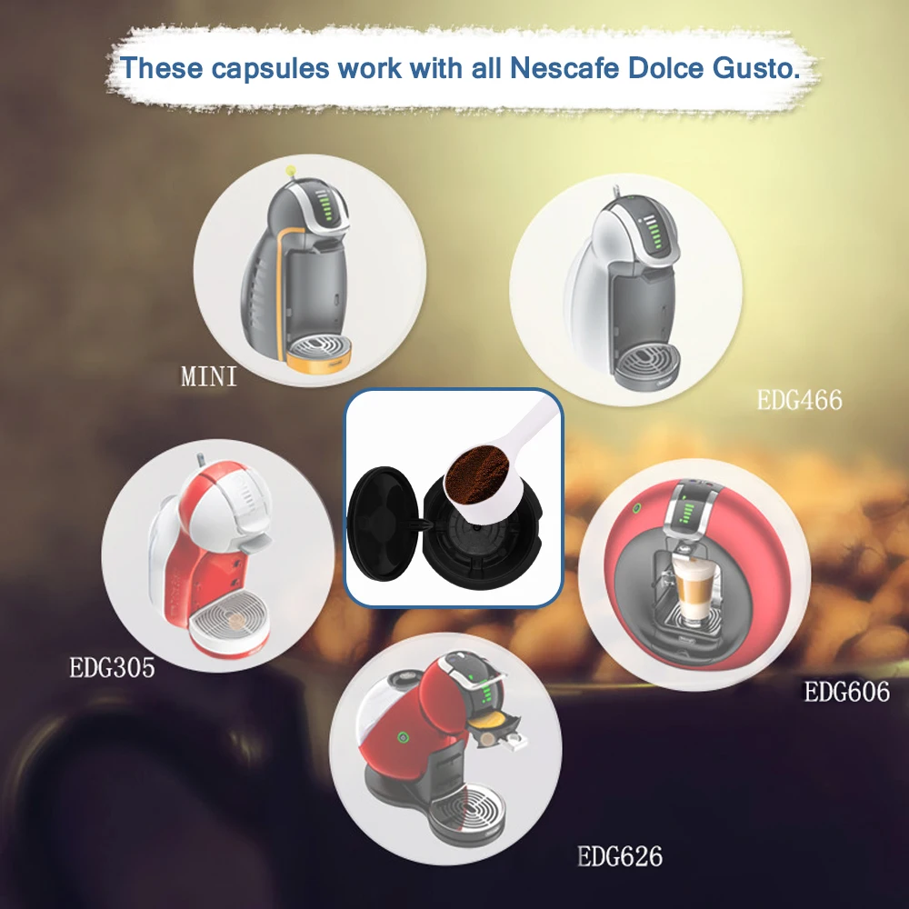 Кофейные капсулы Dolce Gusto 3 шт./лот пластиковые многоразовые кофейные 200 раз