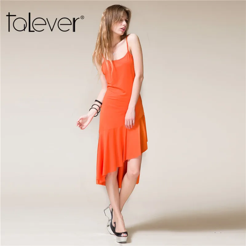 Женщины Русалка летнее платье сексуальный Асимметричный Bodycon Твердые Vestidos на