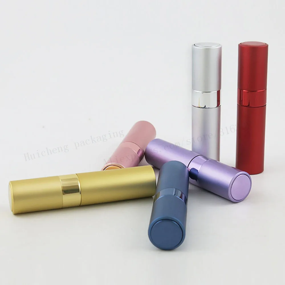 200 x 10ml Twist Portable For Travel Aluminum Glass Perfume Bottle With Spray 1/3oz Empty Cosmetic Containers | Красота и здоровье