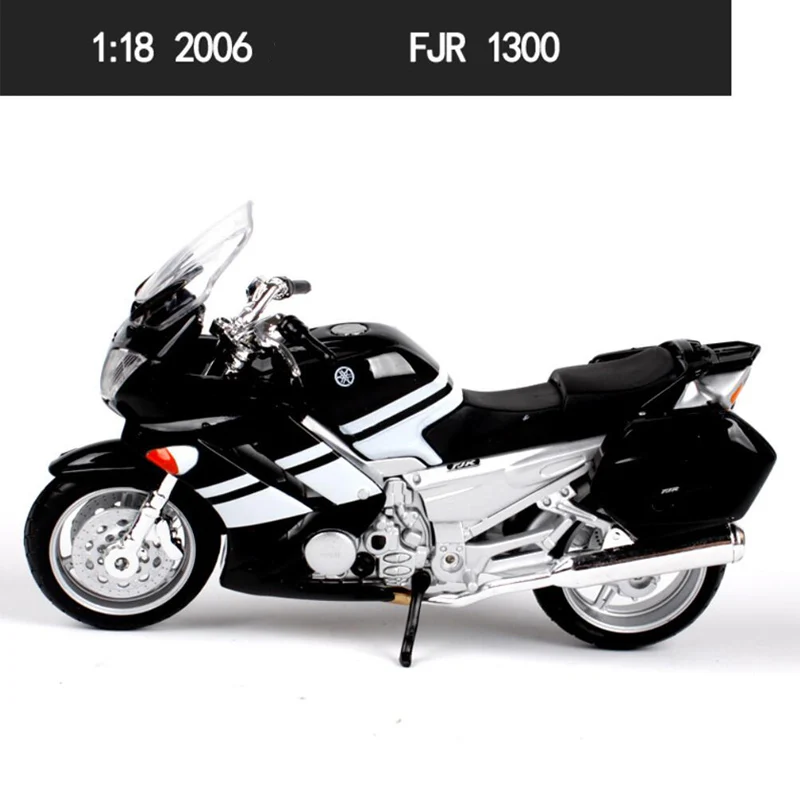 FJR 1300 Maisto 1:18 игрушечный мотоцикл из сплава модель мотоцикла YZF R1 R6 FJR 1300 YZ 450F Road Star Коллекция игрушек для мальчиков Машинки подарок - Цвет: FJR 1300