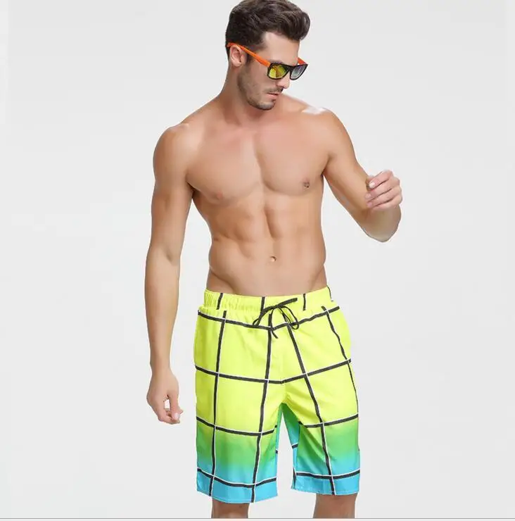 Мужские Летние плавки для плавания SBART свободные пляжные штаны удобные