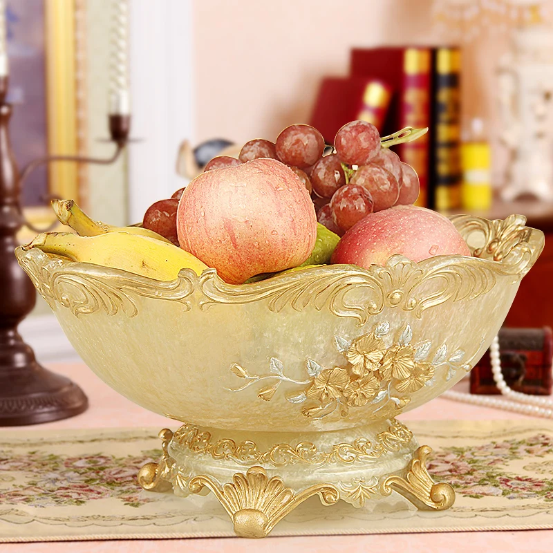 European household living room fruit plate creative resin dried fruit snacks storage bowl fashion home decor ornaments mx6271136