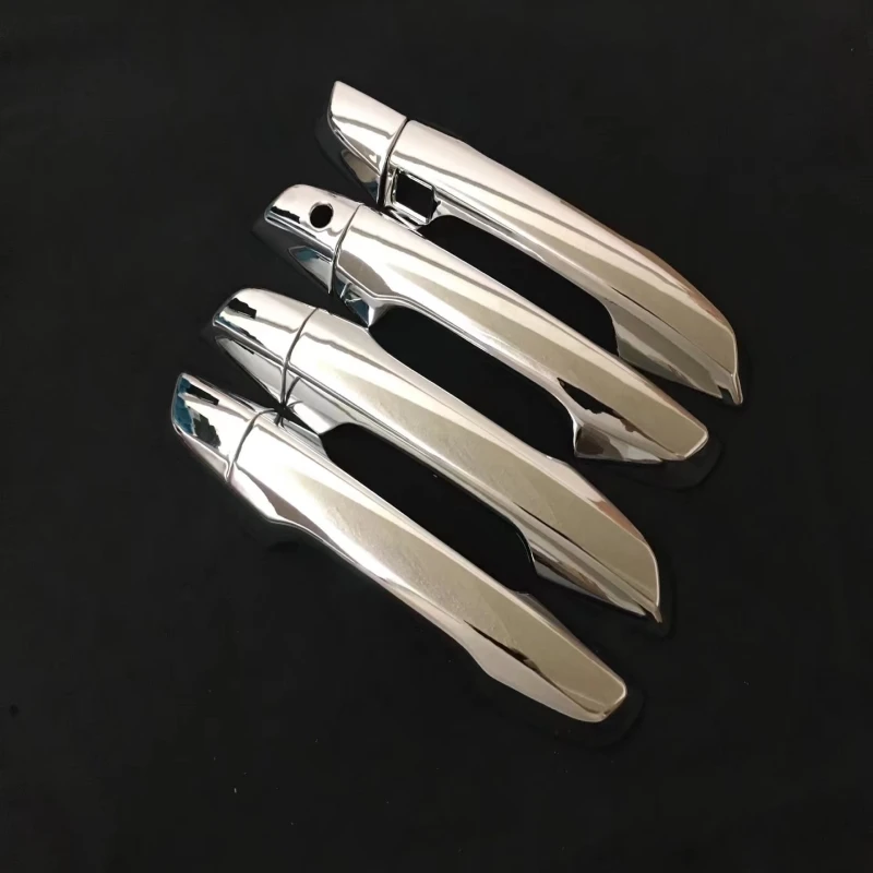 High Quality car styling cover sticks frame panel lamp trim ABS chrome door handle moulding 8pcs for Honda CRV CR-V 2017 2018 | Автомобили