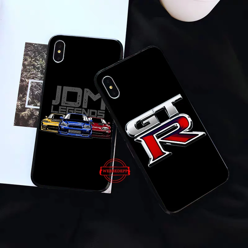 Силиконовый чехол для NISSAN GTR мягкий iPhone 5 SE 5S 6 6S Plus 7 8 11 Pro X XS Max XR | Мобильные