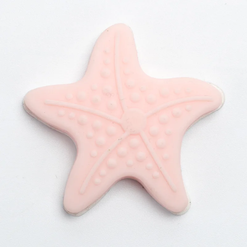 Stars Pink 1 шт., утолщенная Бесшумная дверная палка для гольфа, стильная резиновая ручка, дверной замок, защитная накладка, наклейки на стену для дома - Цвет: Stars Pink