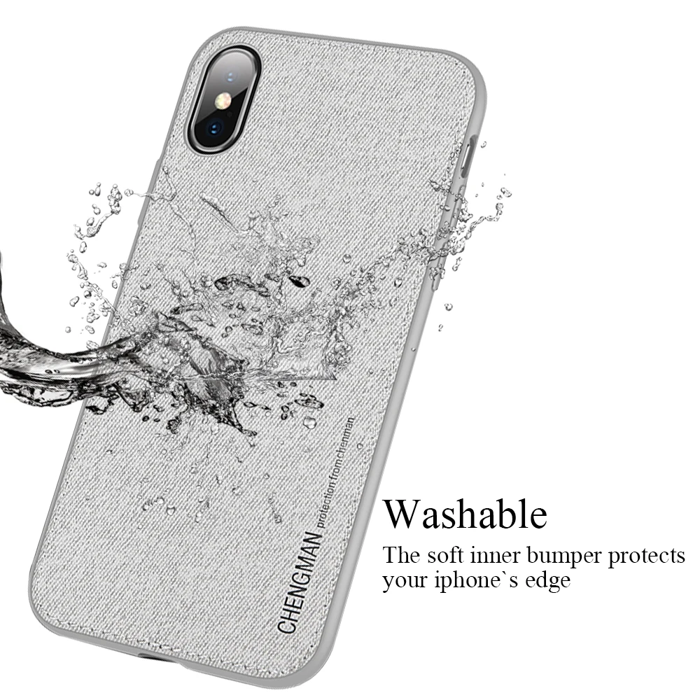 NYFundas Ткань текстуры ТПУ чехол для iphone XS MAX XR х холст кремния крышку 8 7 6 6s plus XSMAX |