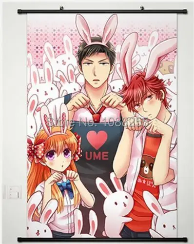 Gekkan Shoujo Nozaki kun домашний декор японский плакат настенная прокрутка аниме | Дом и