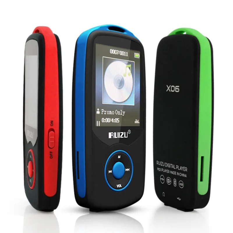 Ruidu X06 Bluetooth спортивный MP3 музыкальный плеер с 8 Гб 1 &quotэкран лирика дисплей Высокое